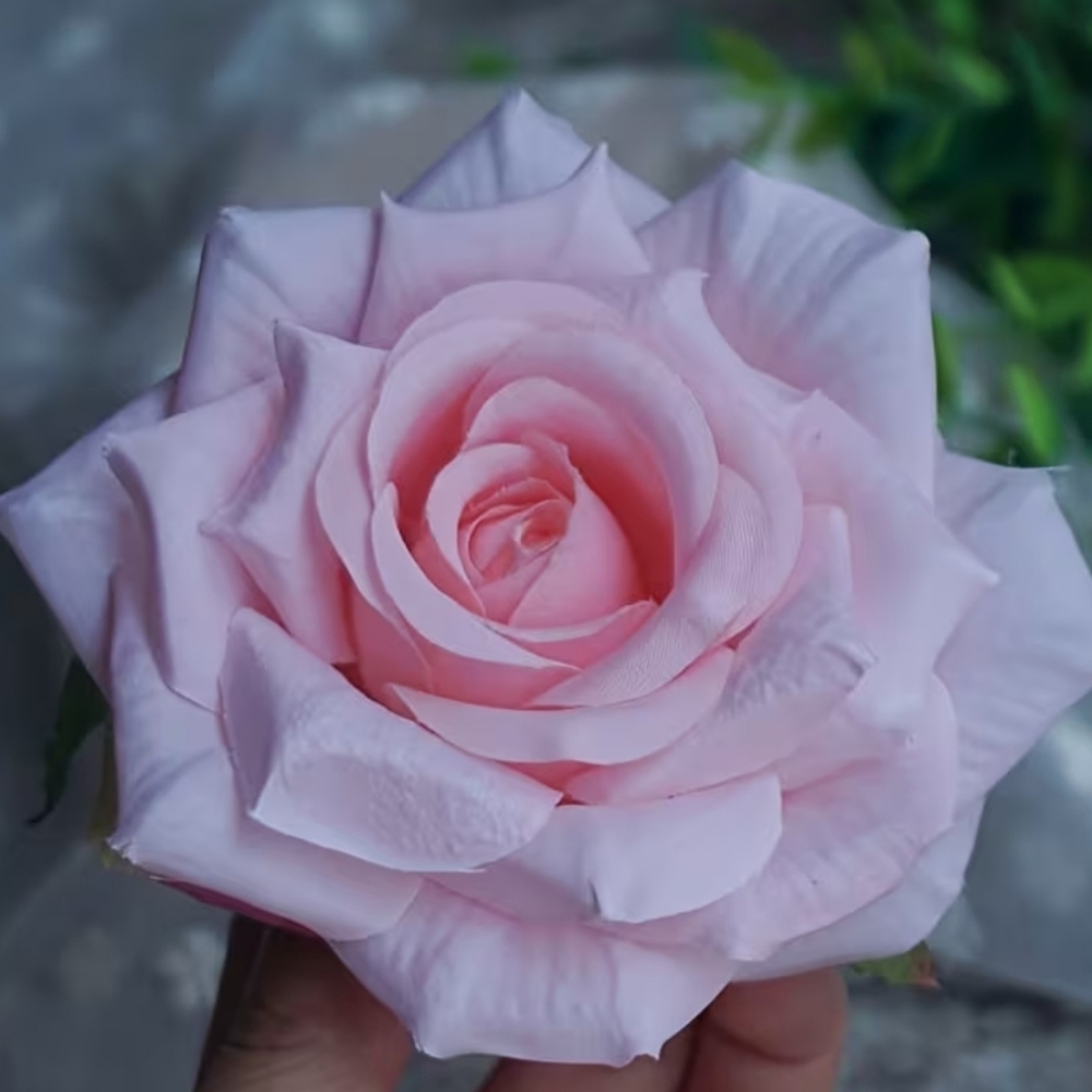 Pink Rose Flower Hair Clip - Picture 2 of 5